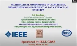 Mathematical Morphology in Geosciences, Remote Sensing and Geospatial Data Science: An Overview