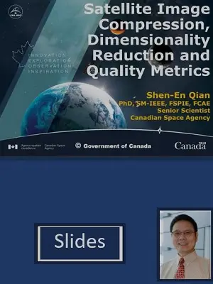 Satellite Image Compression, Dimensionality Reduction and Quality Metrics