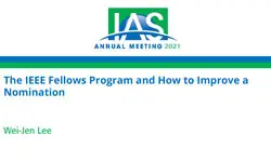 The IEEE Fellows Program and How to Improve a Nomination