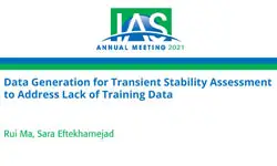 Data Generation for Transient Stability Assessment to Address Lack of Training Data