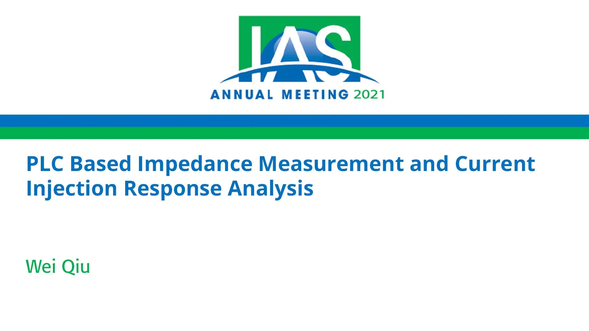 PLC Based Impedance Measurement and Current Injection Response Analysis