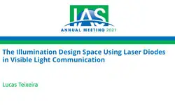 The Illumination Design Space Using Laser Diodes in Visible Light Communication