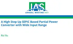 A High Step Up SEPIC Based Partial Power Converter with Wide Input Range