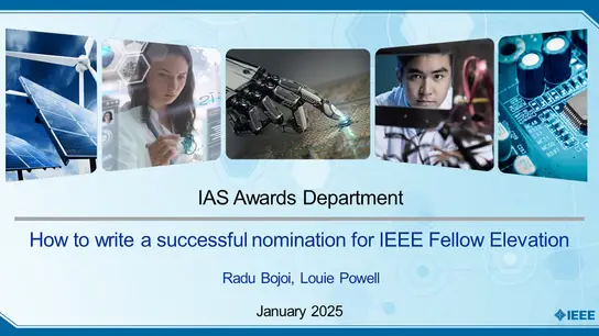 How to Write a Successful Nomination for IEEE Fellow Elevation