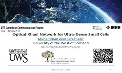 Optical Xhaul Network for Ultra Dense Small Cells Video