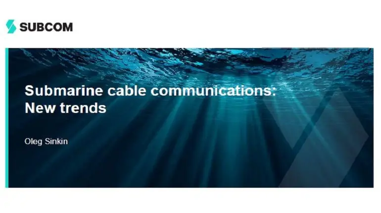 Submarine Cable Communications: New Trends Video