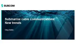 Submarine Cable Communications: New Trends Video