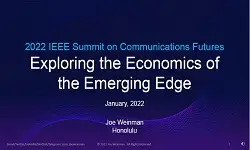 Exploring the Economics of the Emerging Edge Slides
