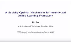 A Socially Optimal Mechanism for Incentivized Online Learning Framework Video
