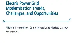 Electric Power Grid Modernization Trends, Challenges, and Opportunities Slides