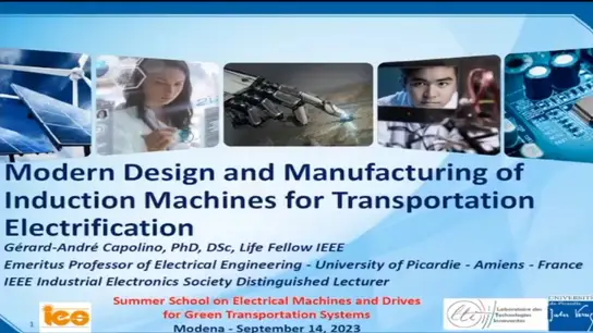 Modern Design and Manufacturing of Induction Machines for Transportation Electrification