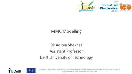 C1: MMC Modelling: Part 1 Slides