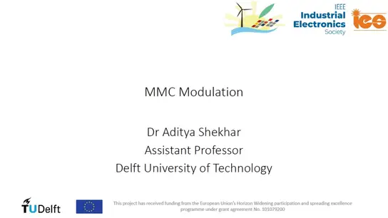 C1: MMC Modulation: Part 1 Slides