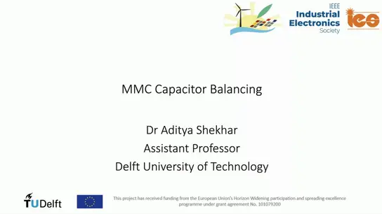 C1: MMC Capacitor Balancing Part 1 Video