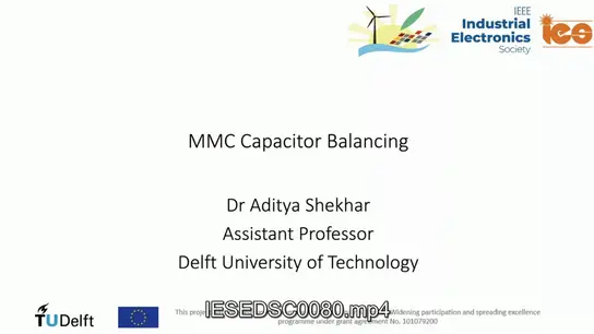 C1: MMC Capacitor Balancing Part 2 Video