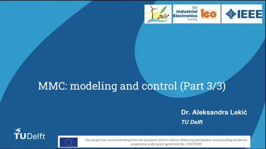 C2: MMC: Modeling and Control: Part 3 Video