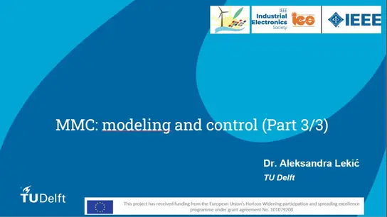 C2: MMC: Modeling and Control: Part 3 Slides