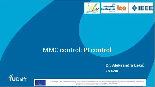 C2: MMC Control: PI Control Slides