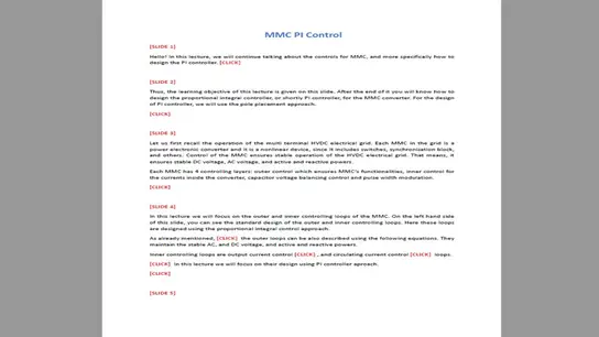 C2: MMC Advanced Control Approaches: Part 1 Transcript