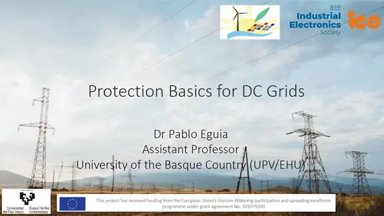 C3: Protection Basics for DC Grids: Part 2 Slides