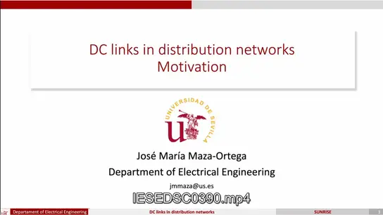 C4: DC Links in Distribution Networks: Part 2 Video