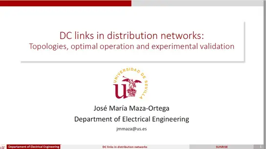 C4: DC Links in Distribution Networks: Part 2 Slides