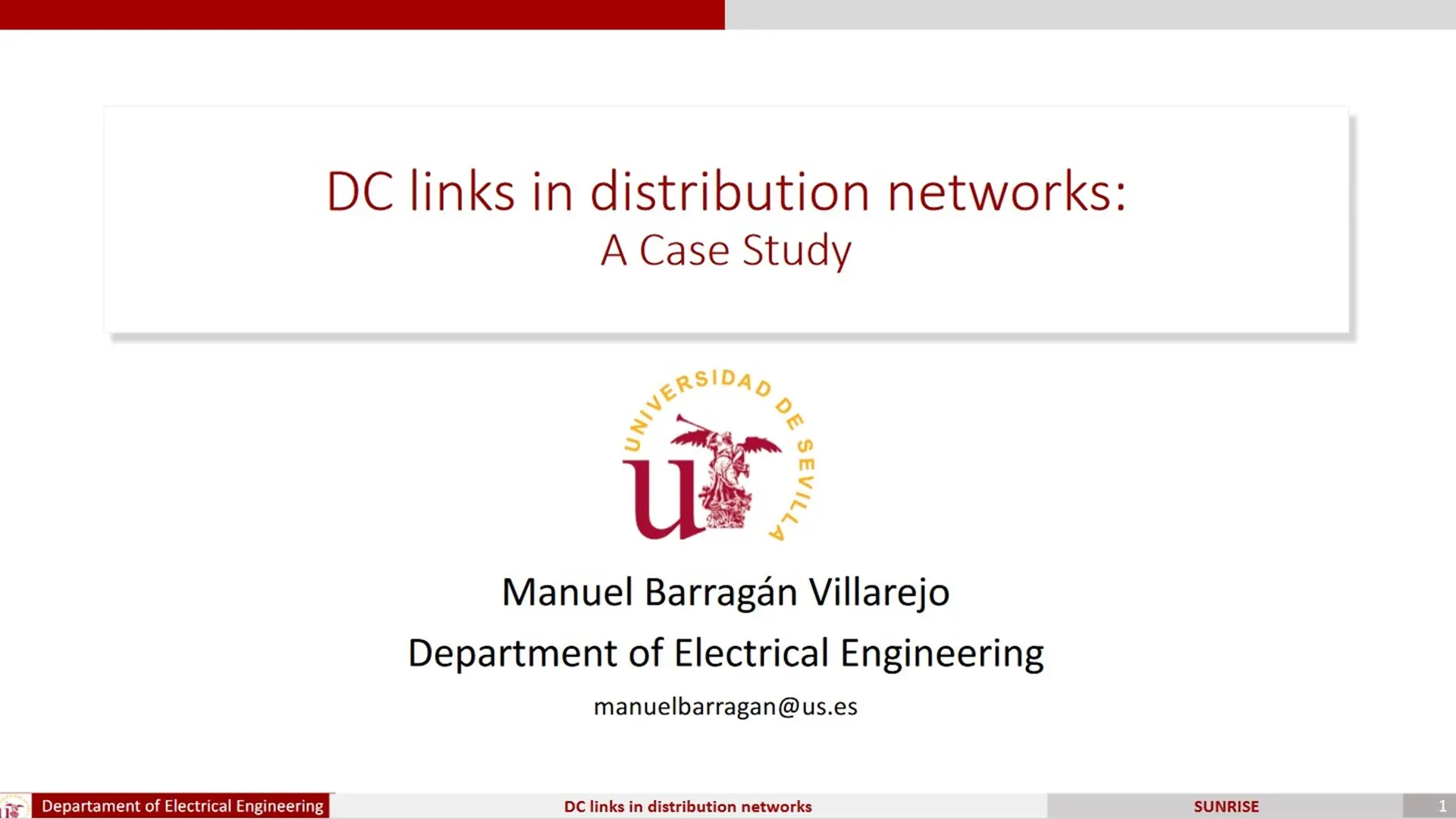 T4: DC Links in Distribution Networks: A Case Study Slides
