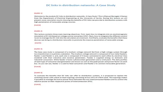 T4: DC Links in Distribution Networks: A Case Study Transcript