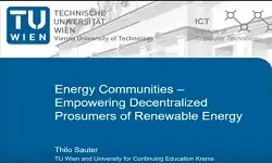 Energy Communities - Empowering Decentralized Prosumers of Renewable Energy