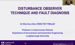 Disturbance Observer Technique and Fault Diagnosis