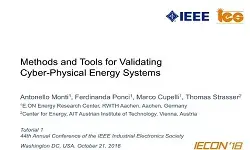 Validating Cyber-Physical Energy Systems, Part 2: IECON 2018