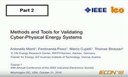 Methods and Tools for Validating Cyber-Physical Energy Systems Part 2