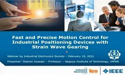 Fast and Precise Motion Control for Industrial Positioning Devices with Strain Wave Gearing