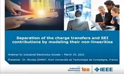 Separation of the Charge Transfers and SEI Contributionss by Modeling Their Non-Linearities