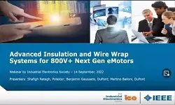 Advanced Insulation and Wire Wrap Systems for 800V+ Next Gen E-Motors