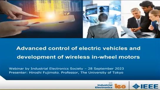Advanced Control of Electric Vehicles and Development of Wireless in Wheel Motors 
