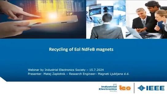 Recycling od Eol NdFeB magnets