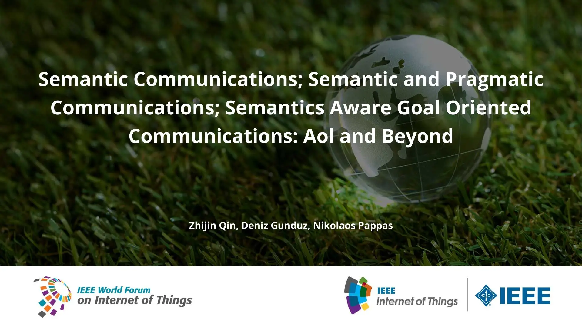 Semantic Communications; Semantic and Pragmatic Communications; Semantics Aware Goal Oriented Communications: Aol and Beyond