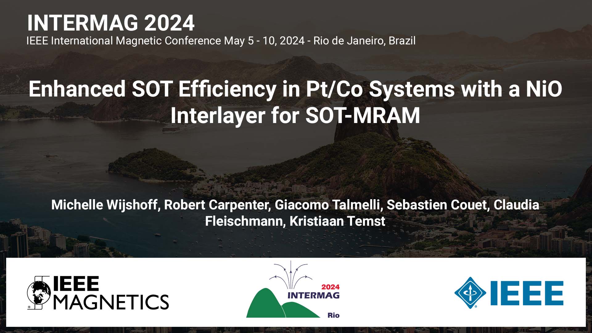 Enhanced SOT Efficiency In Pt/Co Systems With A NiO Interlayer For SOT ...