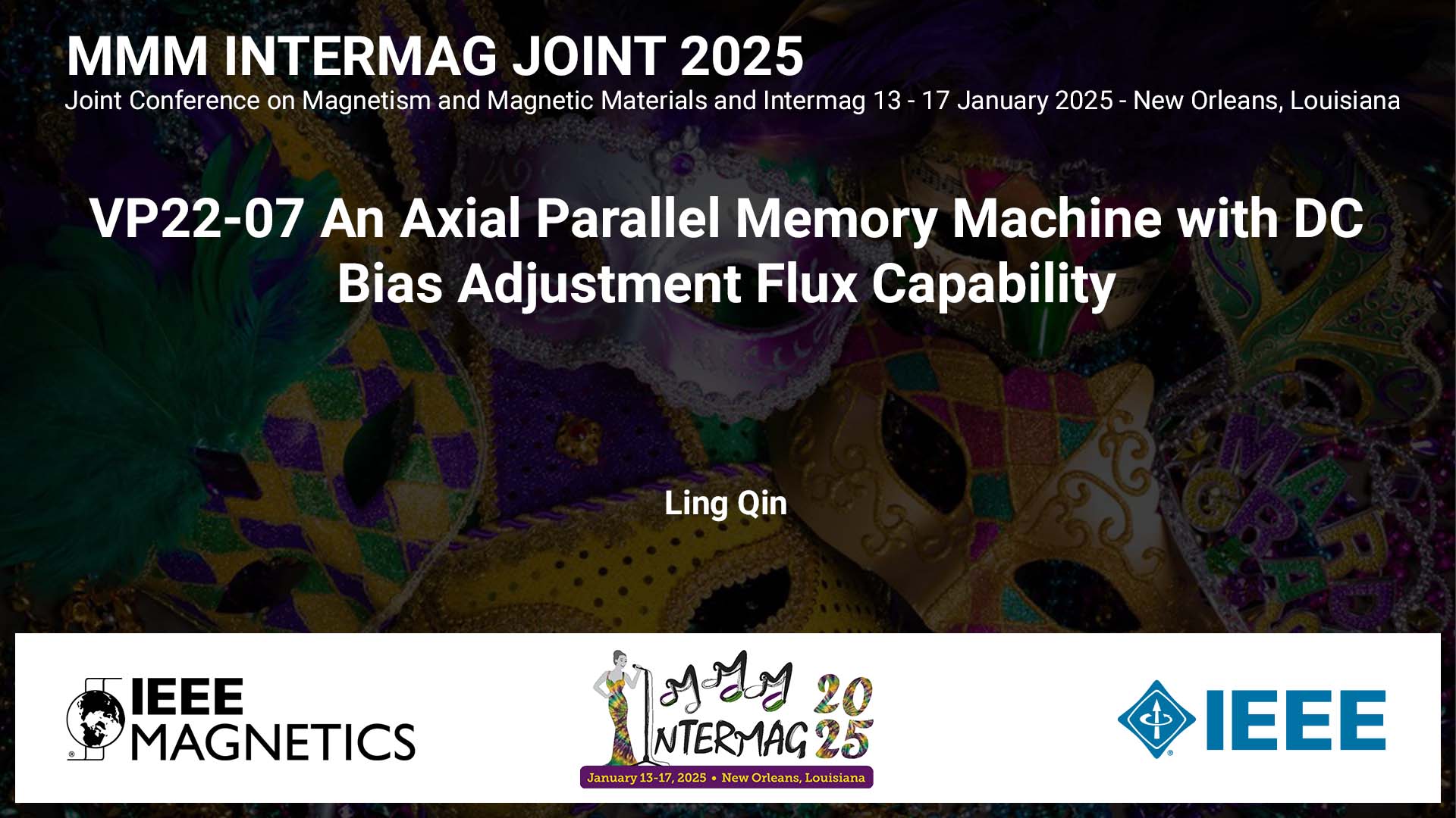 VP22-07 An Axial Parallel Memory Machine with DC Bias Adjustment Flux ...
