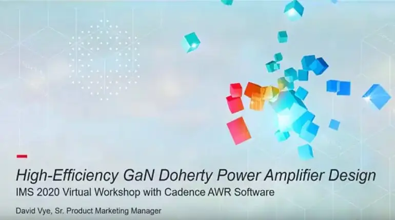 High Efficiency GaN Doherty Power Amplifier Design Video