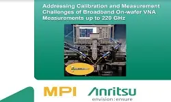 Addressing Calibration and Measurement Challenges of Broadband On-wafer VNA Measurements up to  220 GHz Slides