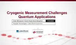 Cryogenic Measurement Challenges Quantum Applications Slides
