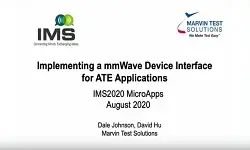 Implementing a mmWave Device Interface for ATE Applicatons