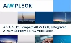 A 2.6 GHz Compact 40 W Fully Integrated 3-Way Doherty for 5G Applications