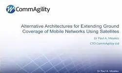 Alternative Architectures for Extending Ground Coverage of Mobile Networks Using Satellites