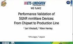 Performance Validation of 5GNR mmWave Devices: From Chipset to Production Line Video