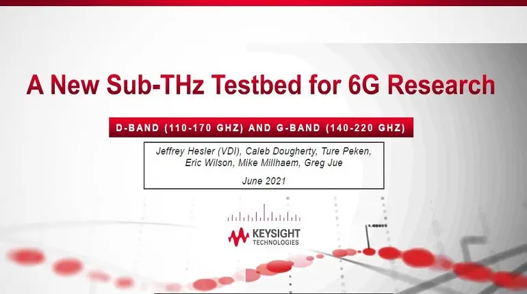 A New Sub-THz Testbed for 6G Research Video