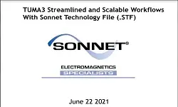 TUMA3 Streamlined and Scalable Workflows with Sonnet Technology File Slides