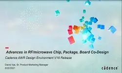 Advances in RF/microwave Chip, Package, Board cO-Design Video